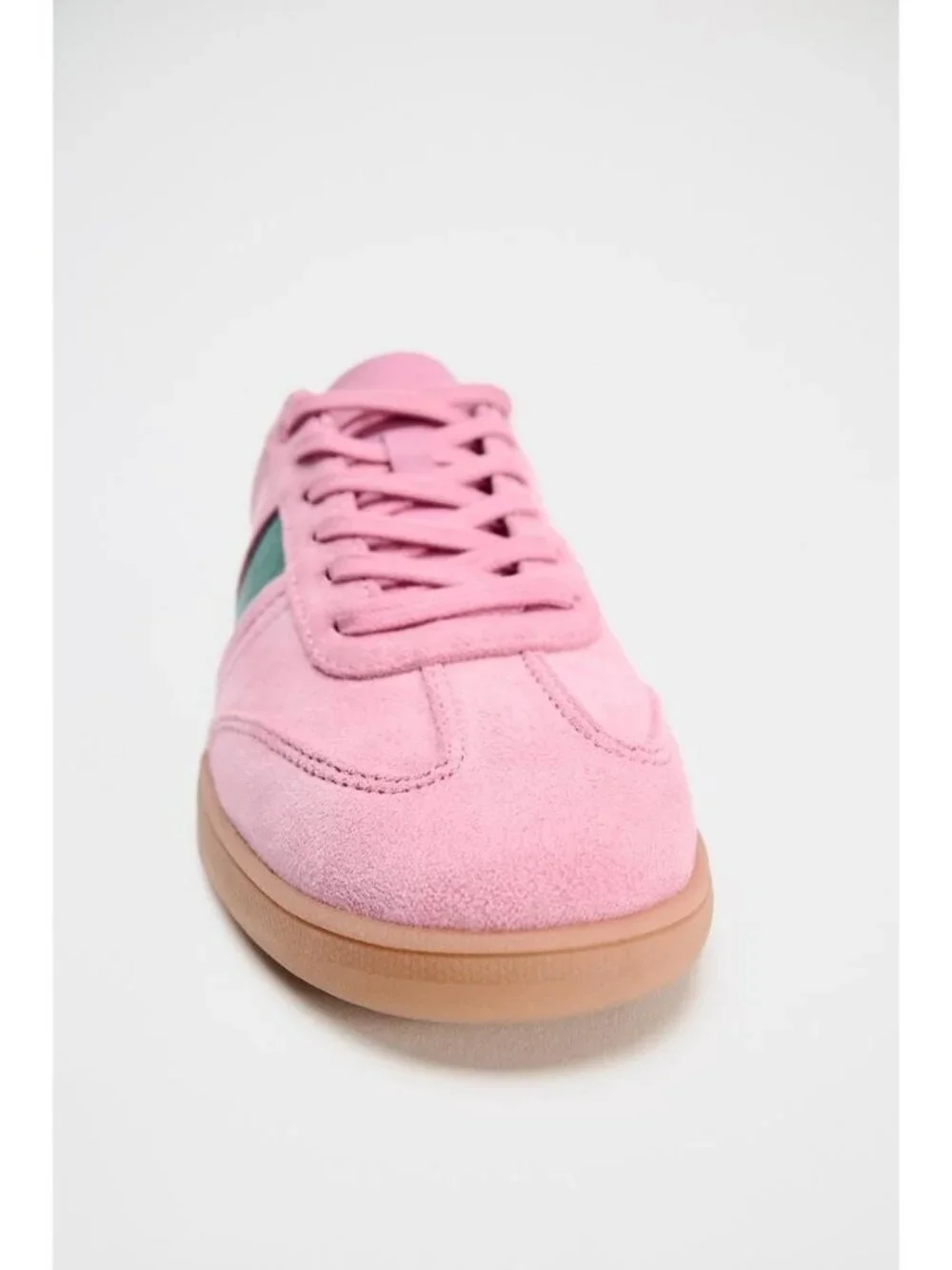Zara Womens Tennis Sneakers trainers EU 40 US 9 Pink green Low Top 5408/410 NWOB
